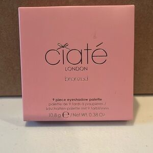 Ciaté London 1 Bronzed - Eyeshadow Palette. 9 shades.